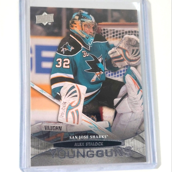 Alex Stalock Upper Deck Young Guns Rookie Card San Jose Sharks Goalie #239 - Picture 1 of 2